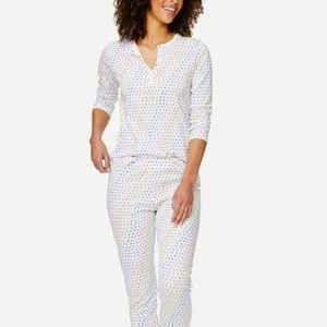 NWT Roller Rabbit disco heart pajama bottom size m